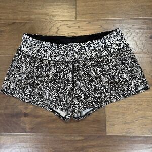 lululemon athletica Black and White Athletic Shorts